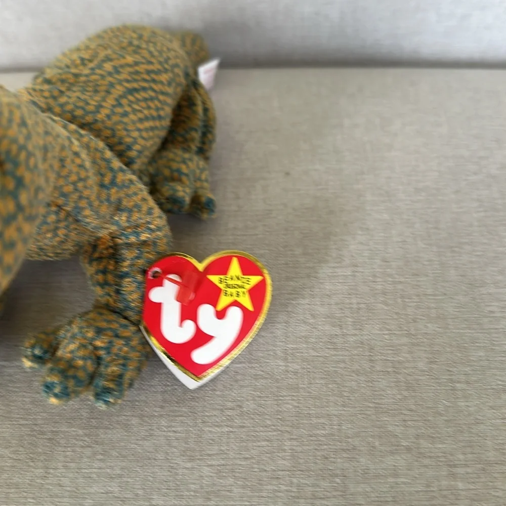 Ty Original Beanie Baby Scaly the Lizard 1999 Plush